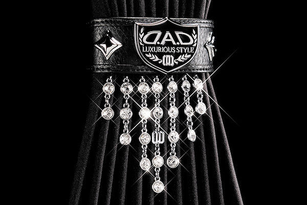 Garson D.A.D. Black VIP Curtain Crystal Chain