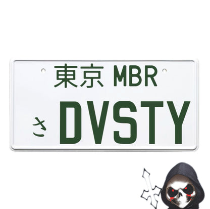 Diversity JDM License Plate